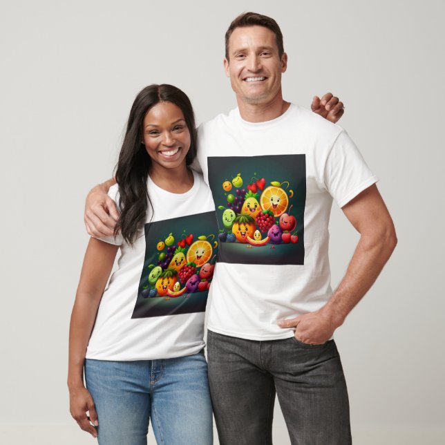 T-shirt fruit heureux t couple beau cadeau (Unisexe)