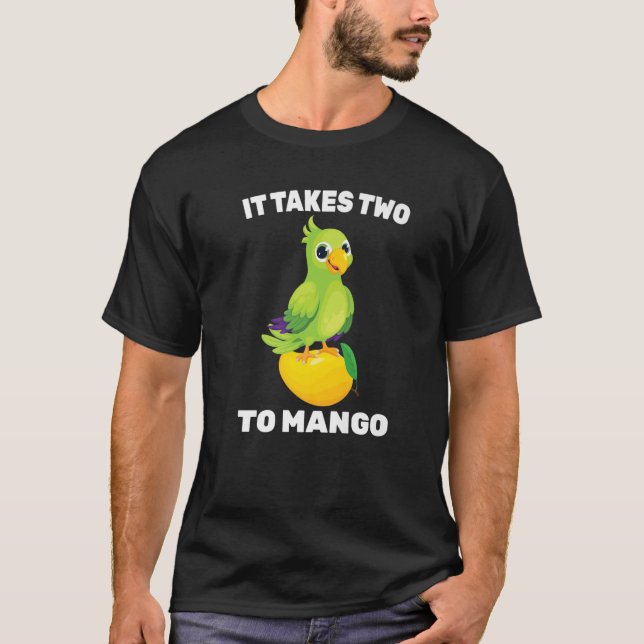 T-shirt Fruit - Il Faut Deux À Mango - Oiseau De Perroquet (Devant)