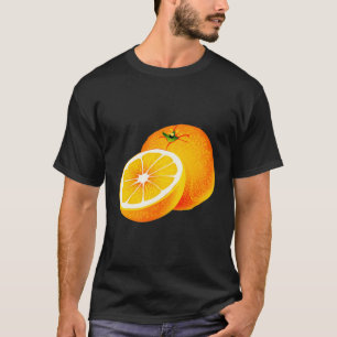 T-shirt Fruit Juglé Awesome Costume en tranches orange