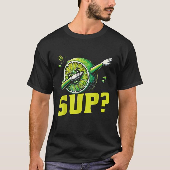 T-shirt Fruit Lime Dab Dabbing Lime Sup (Devant)