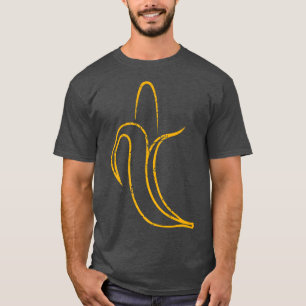 T-shirt Fruit Lover Banana Design minimaliste Vegetarian B