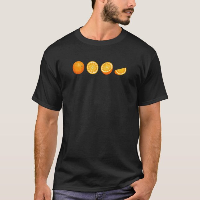 T-shirt Fruit orange 2 (Devant)