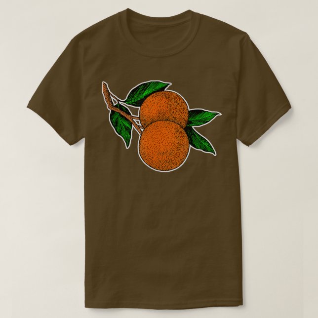 T-shirt Fruit orange 315  (Design devant)