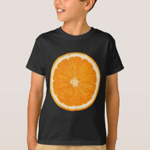 T-shirt Fruit Rafraîchissant de tranche d'orange