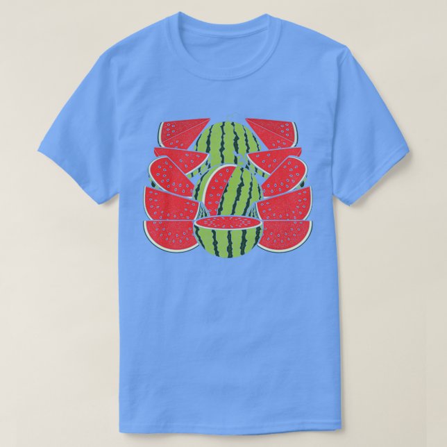 T-shirt Fruit tropicale pastèque Lover Été exotique Melo (Design devant)
