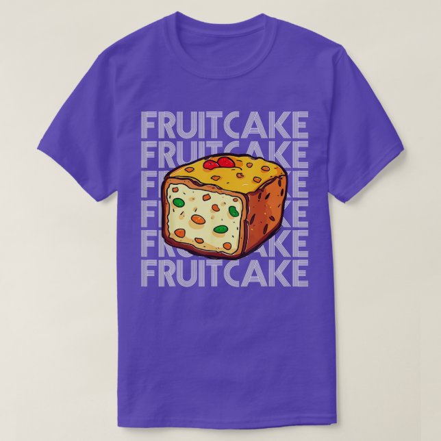 T-shirt Fruitcake X Mas Nourriture Pour Un Ventilateur Fru (Design devant)