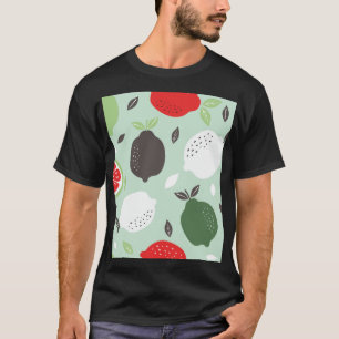 T-shirt Fruits citrons Citrus Papier peint Vintage