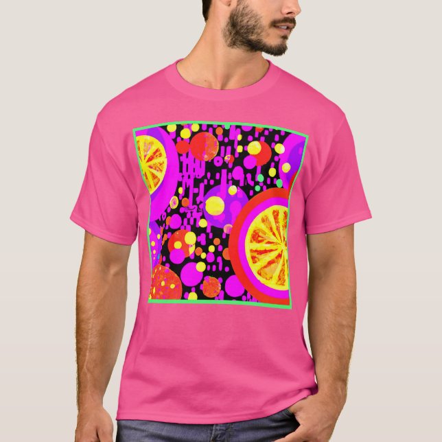 T-shirt Fruits colorés Motif (Devant)