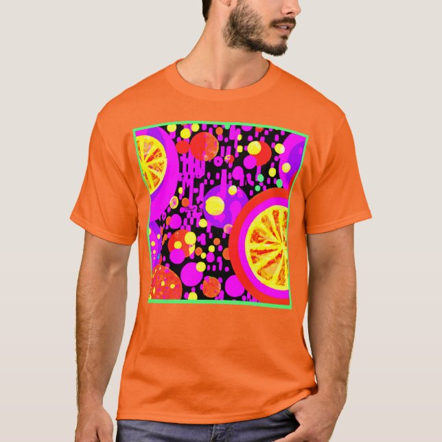 T-shirt Fruits colorés Motif (Devant)