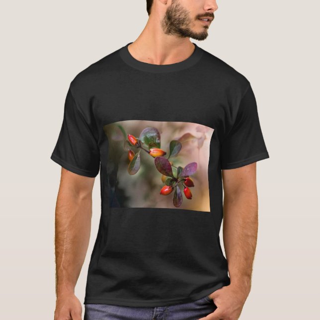 T-shirt Fruits de framboise Sprig Design Tee (Devant)
