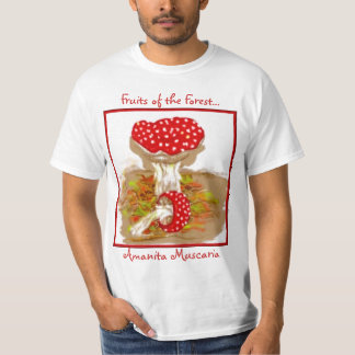 T-shirt Fruits de l'amanite Muscaria de forêt