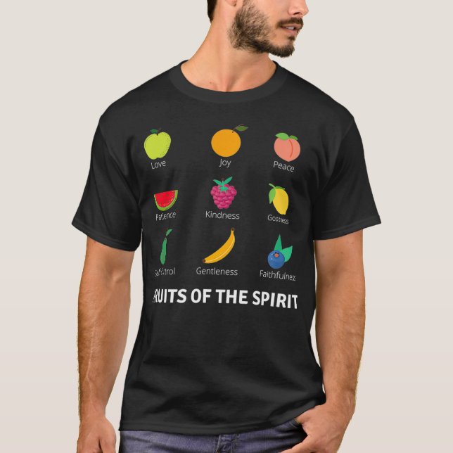 T-shirt Fruits De L'Esprit Bible Faith Christian VBS (Devant)