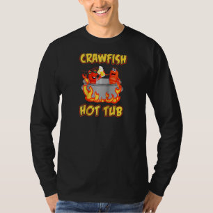 T-shirt Fruits de mer amusants Louisiane Crawfish Réchauff