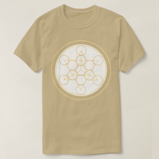 T-shirt Fruits de vie et Merkaba (Design devant)