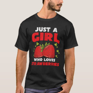 T-shirt Fruits d'été Amoureux de fraises Filles Femmes mig