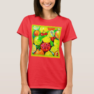 T-shirt "Fruits d'été" Belle Art. Acheter Maintenant