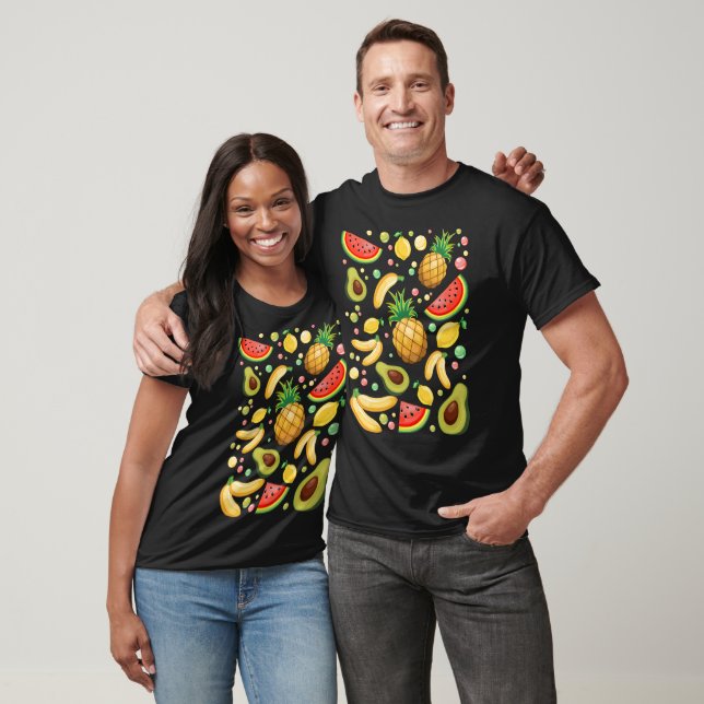T-shirt Fruits d'été frais Motif (Unisexe)