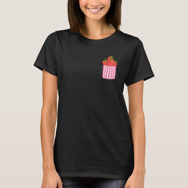 T-shirt Fruits d'été Fruits d'été Aliments Red Berry St. (Devant)
