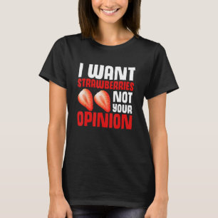 T-shirt Fruits d'été Pas votre avis Fruit Lover Strawber