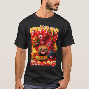 T-shirt Fruits d'IA drôles et idiots mème gen z BrainRot N