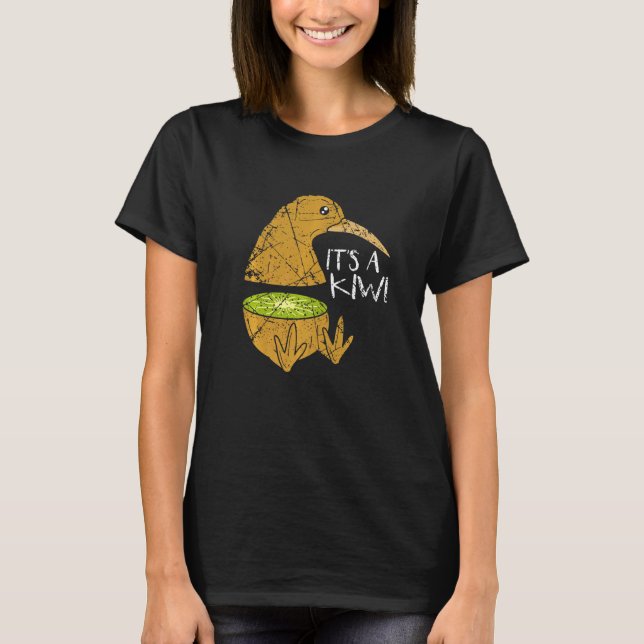 T-shirt Fruits d'oiseaux de Kiwi (Devant)