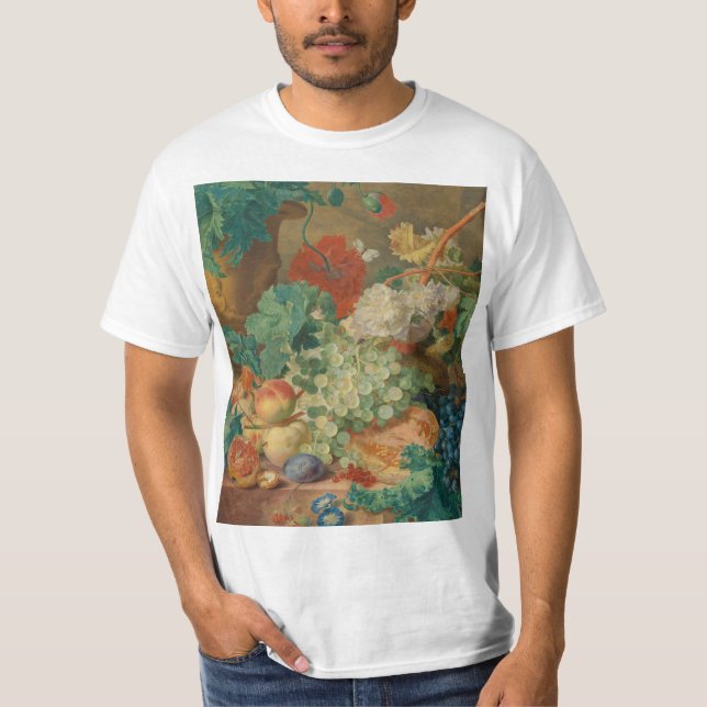 T-shirt Fruits Et Légumes Colorés (Devant)