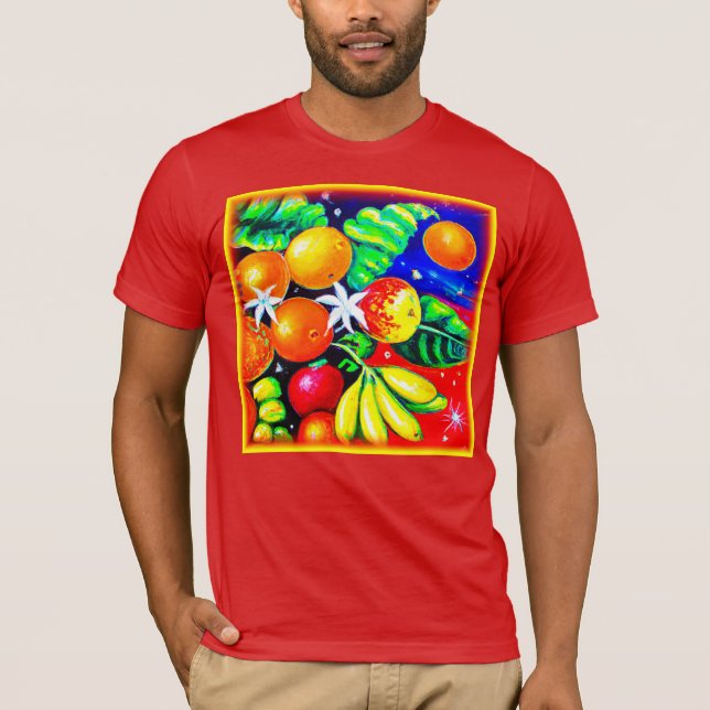 T-shirt Fruits Étonnants Ciel Étoffant. Commandez dès main (Devant)