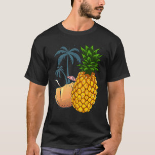 T-shirt Fruits exotiques Cocotiers Palmiers Tropical Summe