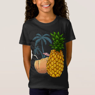 T-Shirt Fruits exotiques Cocotiers Palmiers Tropical Summe