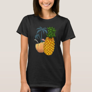 T-shirt Fruits Exotiques Palmiers Cocotiers Été Tropical P