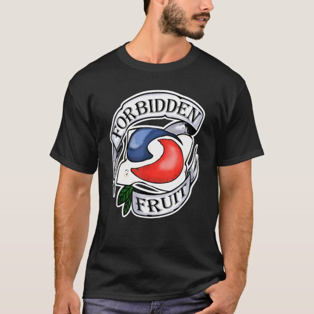 T-shirt Fruits interdits Stupide Ado Challenge Tattoo Pod (Devant)