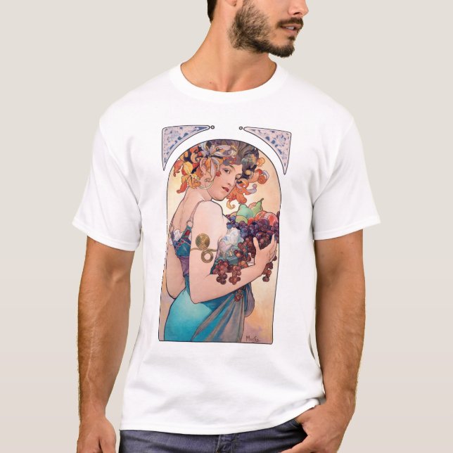 T-shirt Fruits, Mucha (Devant)