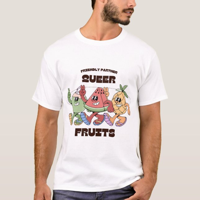 T-shirt Fruits Queer (Devant)