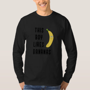 T-shirt Fruits Sains Bananes Citation Ironique