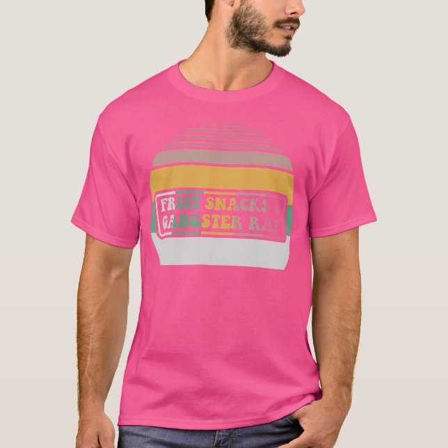 T-shirt Fruits Snacks Gangster Rap Style Rétro (Devant)