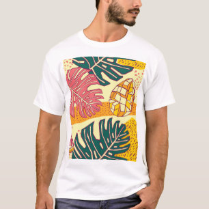 T-shirt Fruits tropicaux : Conception Motif dynamique