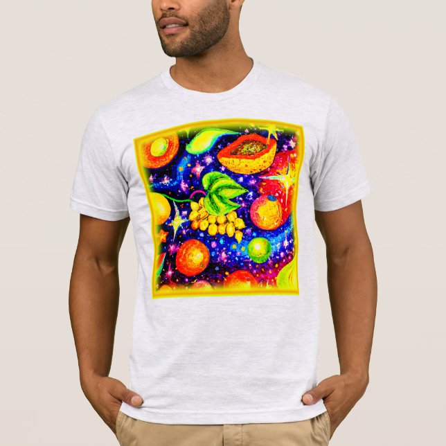 T-shirt Fruits tropicaux dans le ciel. Commandez dès maint (Devant)