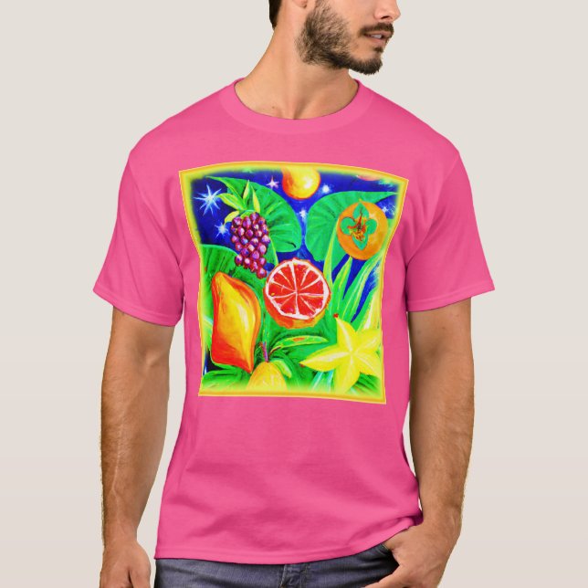 T-shirt Fruits tropicaux dans le ciel. Commandez dès maint (Devant)