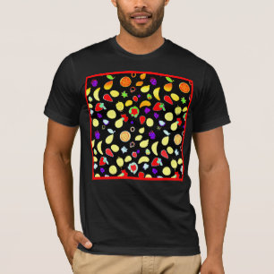 T-shirt Fruits tropiques néons éclatés