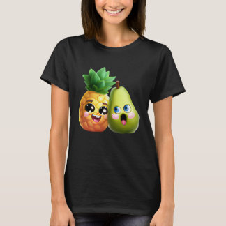 T-shirt Fruity Love Pear and Pineapple in Love