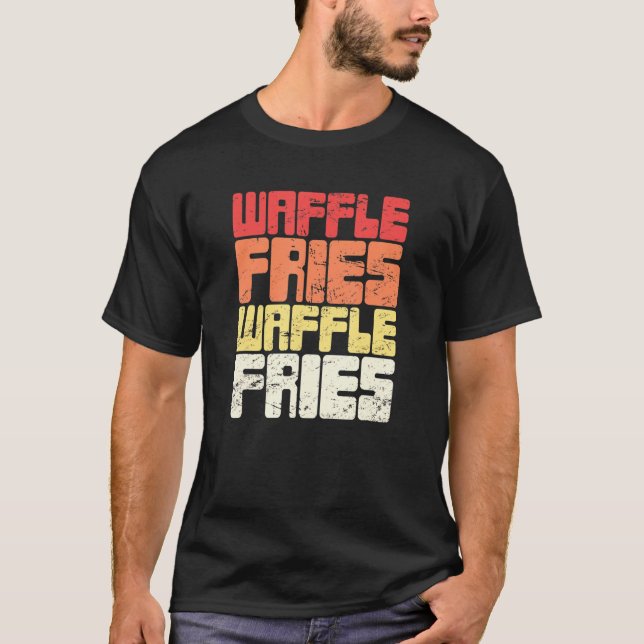 T-shirt Fry frite gaufre frite frites gaufre 1 (Devant)