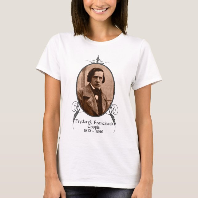 T-shirt Fryderyk Chopin (Devant)