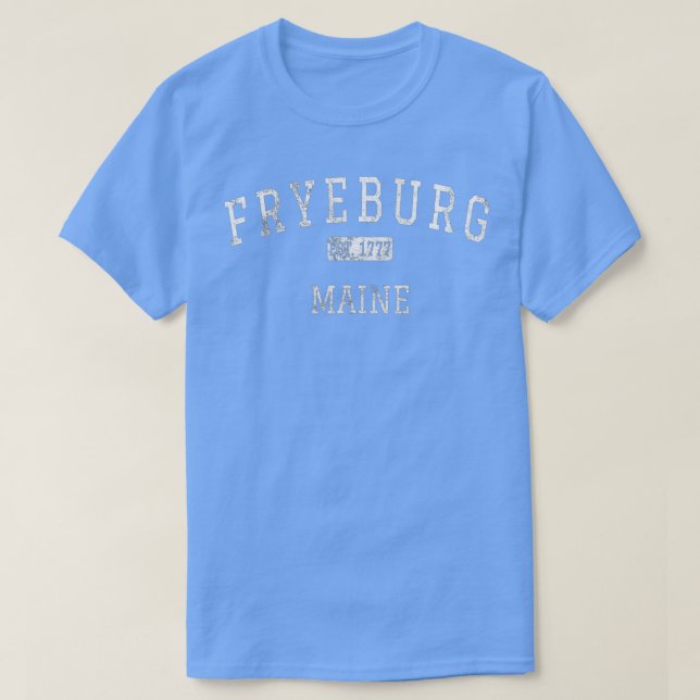 T-shirt Fryeburg Maine ME Vintage (Design devant)