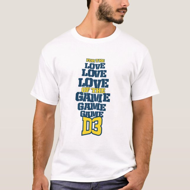 T-shirt FTL (marine et jaune) (Devant)