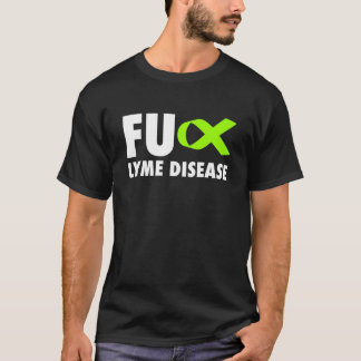 T-shirt FU Lyme Maladie Lime Ribbon vert - Maladie de Lyme
