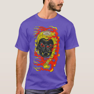 T-shirt Fudo Myoo tatouage design flash 2