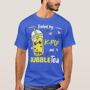 T-shirt Fueled By K-Pop And Bubble Tea Kawaii Boba Tea Mus