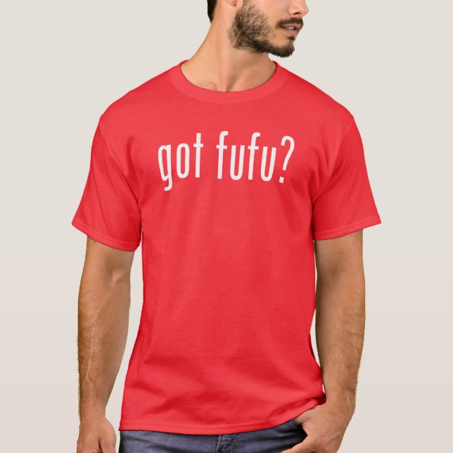 T-shirt fufu-whiteXX obtenu (Devant)