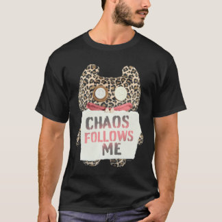 T-shirt Fuggler Chaos Me Suit Animal Print Monstre Pull