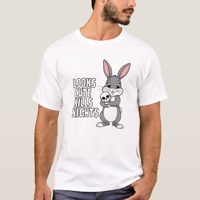 T-shirt Fuir Funny Conception d'Imaginaire médiéval (Devant)